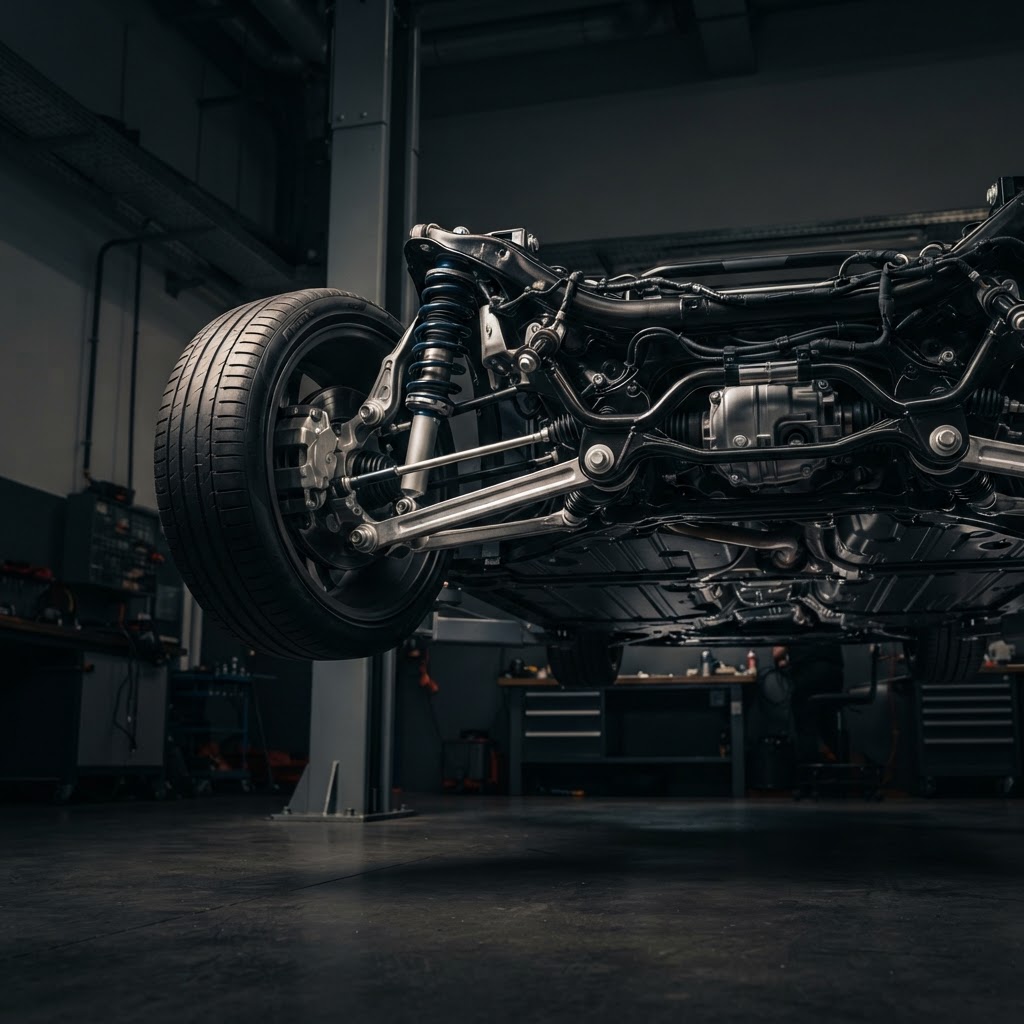 Illustration automobile générée — ne représente pas les installations de l’entreprise